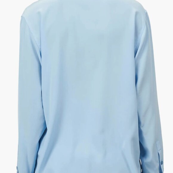 Essential Silk Button-Up Shirt - Picture 2 of 4